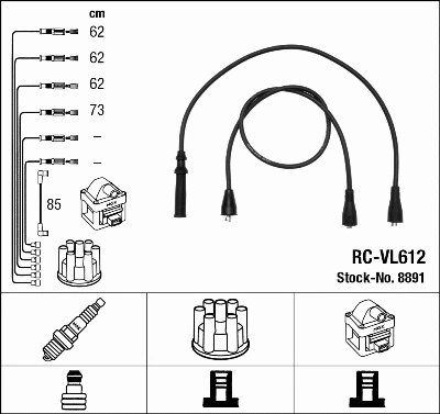 Ignition Cable Kit (8891)