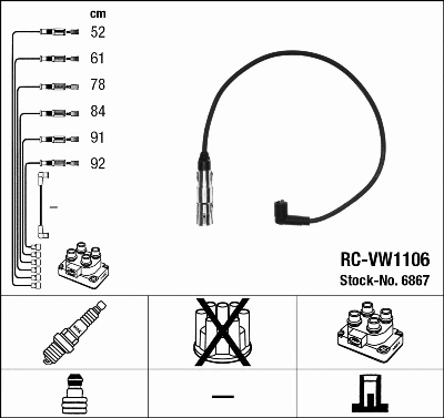 Ignition Cable Kit (6867)