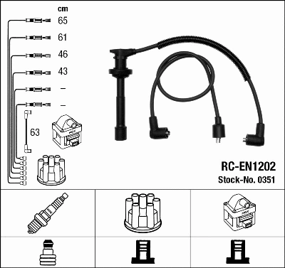 Ignition Cable Kit (0351)