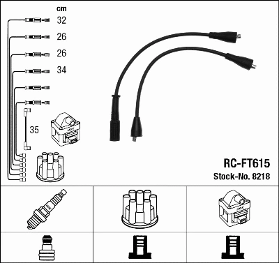Ignition Cable Kit (8218)