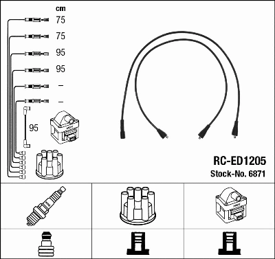 Ignition Cable Kit (6871)