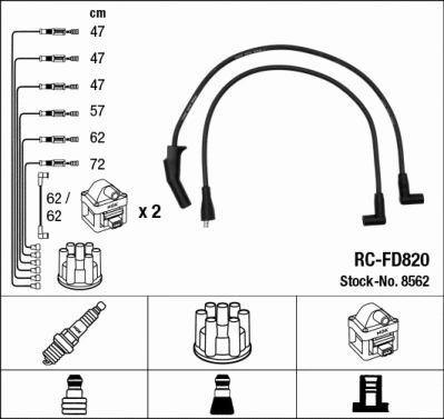 Ignition Cable Kit (8562)
