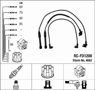 Ignition Cable Kit (4062)