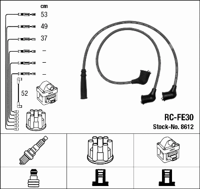 Ignition Cable Kit (8612)