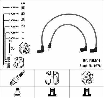 Ignition Cable Kit (0876)