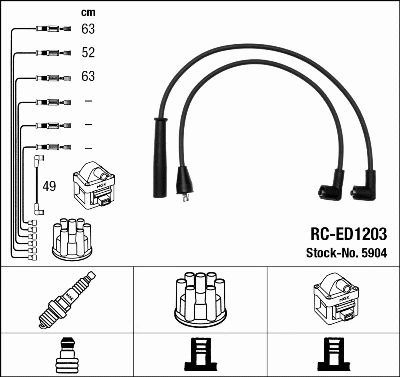Ignition Cable Kit (5904)