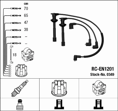 Ignition Cable Kit (0349)