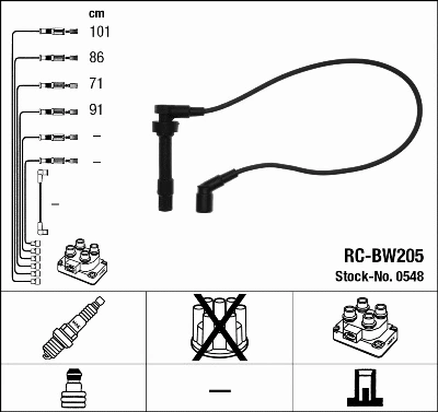 Ignition Cable Kit (0548)