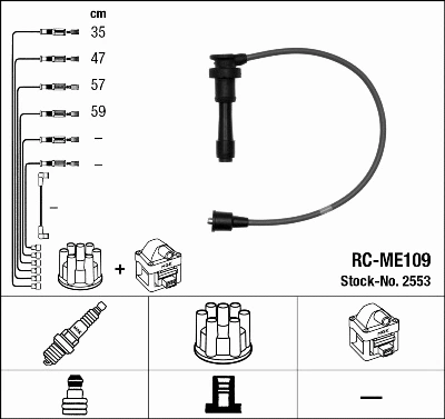 Ignition Cable Kit (2553)