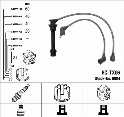 Ignition Cable Kit (9684)