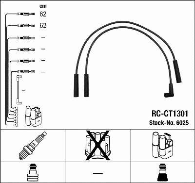 Ignition Cable Kit (6025)