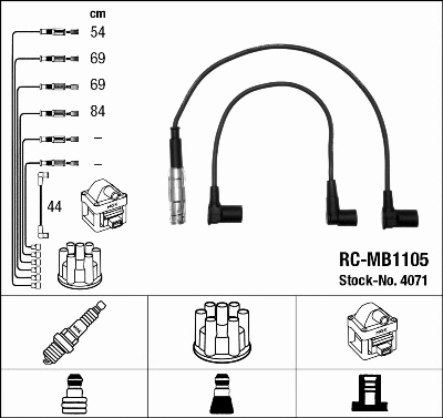 Ignition Cable Kit (4071)