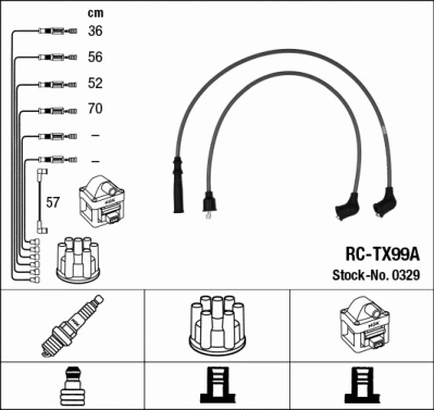 Ignition Cable Kit (0329)