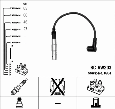 Ignition Cable Kit (0934)