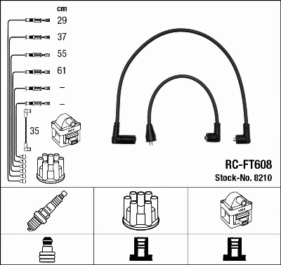 Ignition Cable Kit (8210)