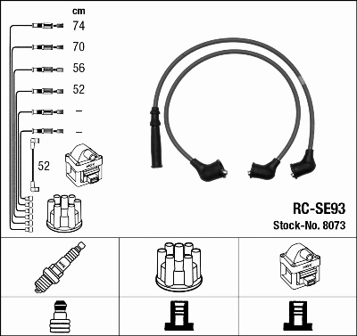 Ignition Cable Kit (8073)