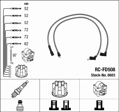 Ignition Cable Kit (0603)