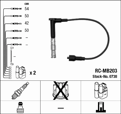 Ignition Cable Kit (0738)