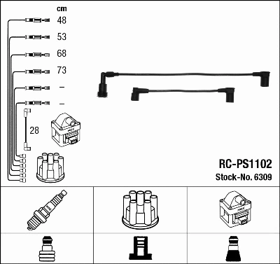 Ignition Cable Kit (6309)