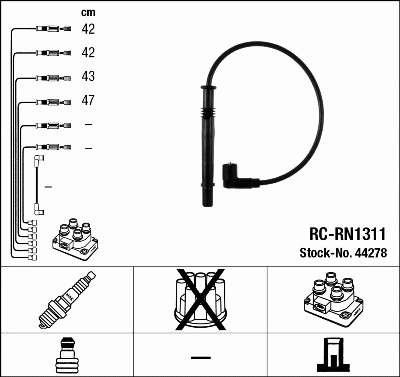 Ignition Cable Kit (44278)