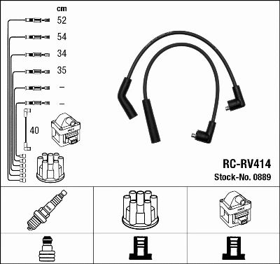 Ignition Cable Kit (0889)
