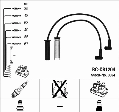 Ignition Cable Kit (6864)