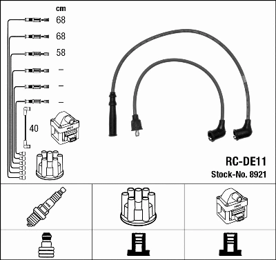 Ignition Cable Kit (8921)