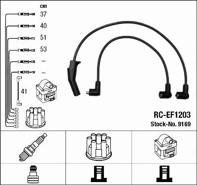 Ignition Cable Kit (9169)