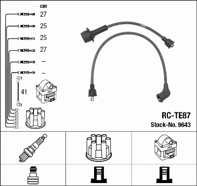 Ignition Cable Kit (9643)