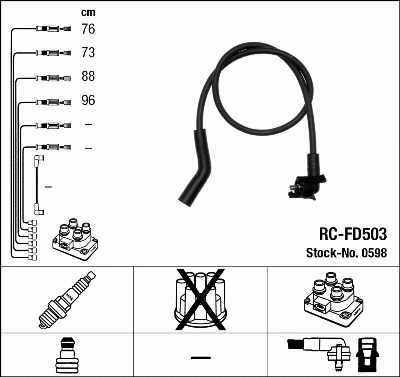 Ignition Cable Kit (0598)
