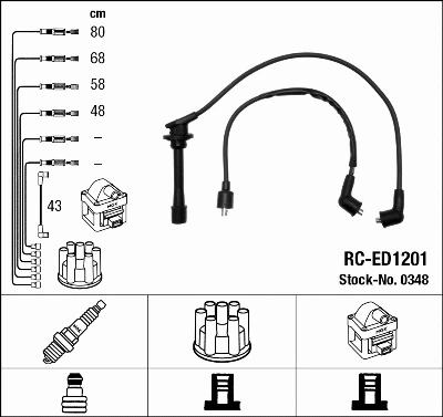 Ignition Cable Kit (0348)