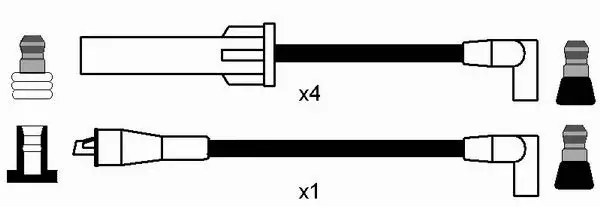 Ignition Cable Kit (0614)