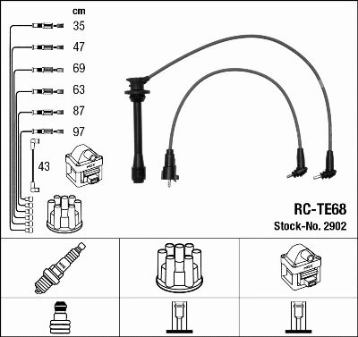 Ignition Cable Kit (2902)