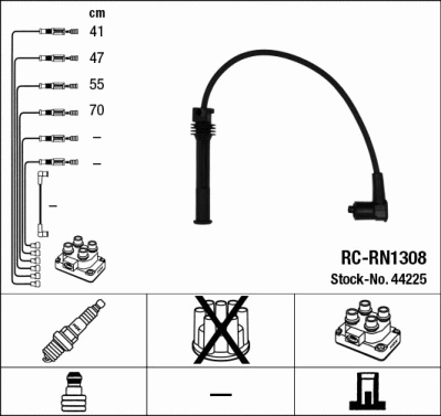 Ignition Cable Kit (44225)