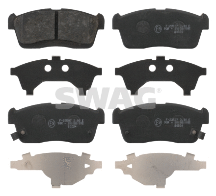 Brake Pad Set, disc brake (88 91 6662)