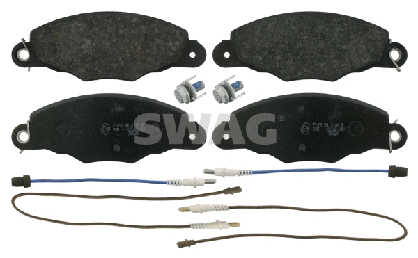 Brake Pad Set, disc brake (64 91 6414)