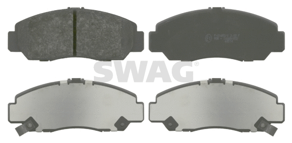Brake Pad Set, disc brake (85 91 6553)