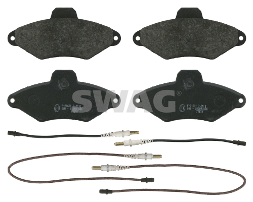 Brake Pad Set, disc brake (64 91 6413)
