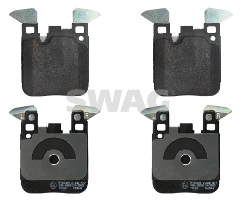 Brake Pad Set, disc brake (20 91 6909)