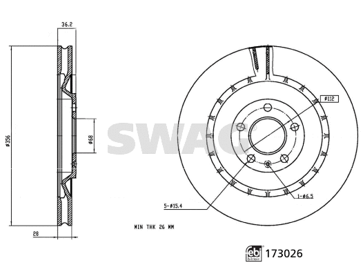 Brake Disc (33 10 1589)