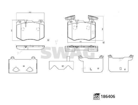 Brake Pad Set, disc brake (33 11 0391)