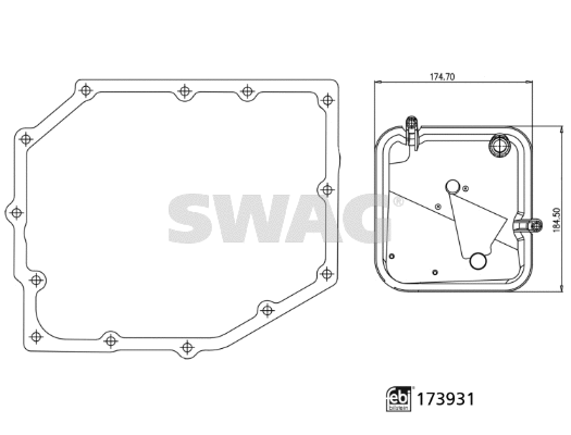 Hydraulic Filter Kit, automatic transmission (33 10 2006)