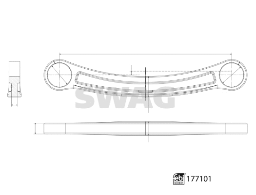 Control/Trailing Arm, wheel suspension