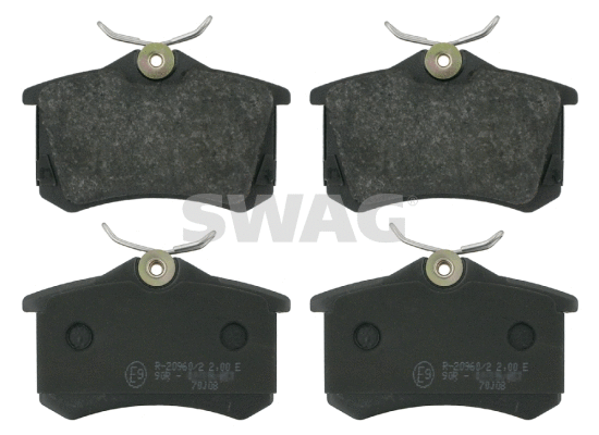 Brake Pad Set, disc brake (30 91 6404)