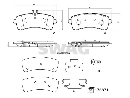 Brake Pad Set, disc brake