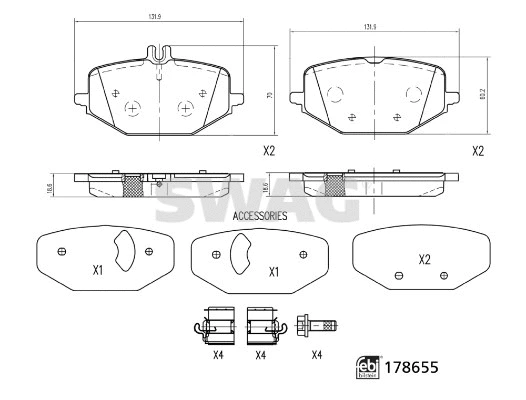 Brake Pad Set, disc brake