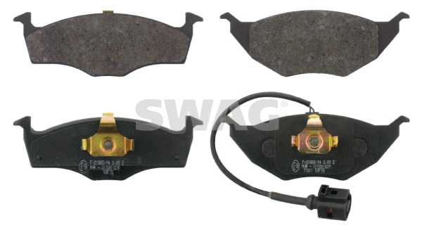 Brake Pad Set, disc brake (30 91 6620)