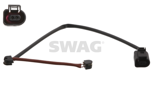 Warning Contact, brake pad wear (20 93 3998)