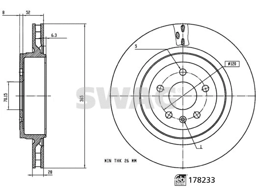 Brake Disc (33 10 7352)