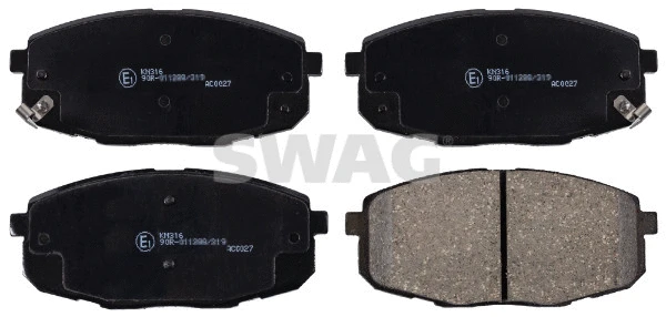Brake Pad Set, disc brake (33 10 7523)